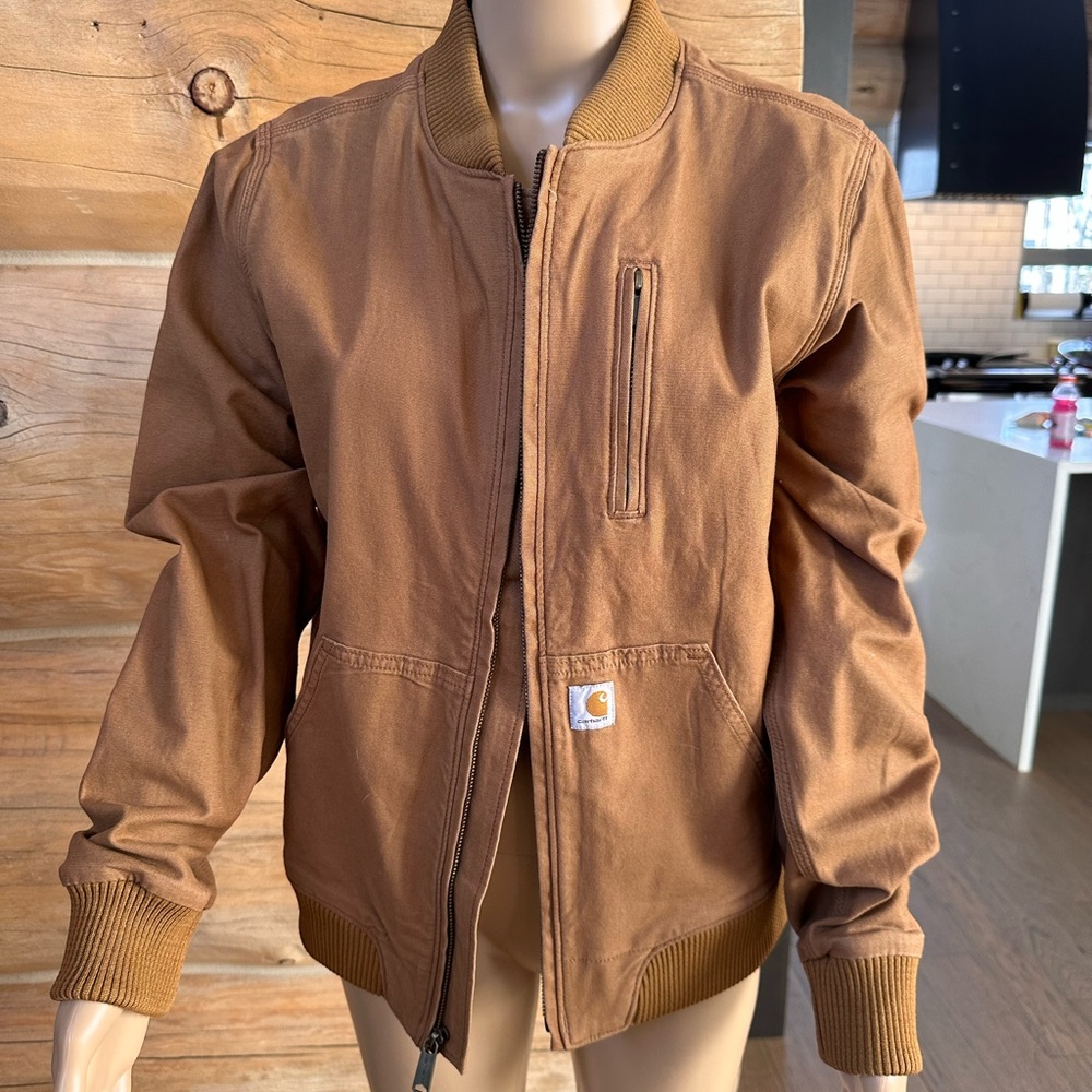 Carhartt women’s canvas bomber jacket